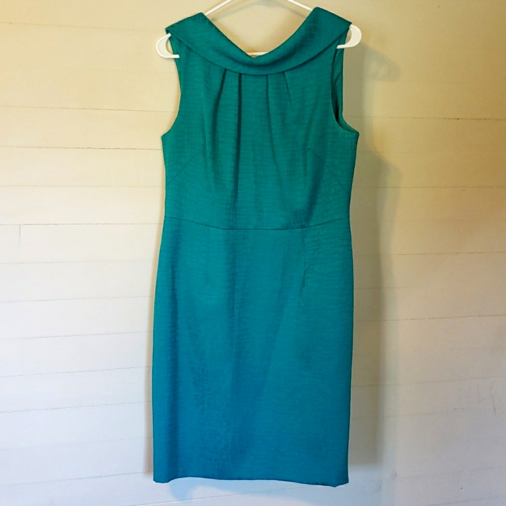 Beautiful Katherine Kelly Aqua Green Blue Dress
